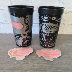 Post Malone Raising Canes Reusable Collector Cup Utah Restaurant Promo Sticker 2